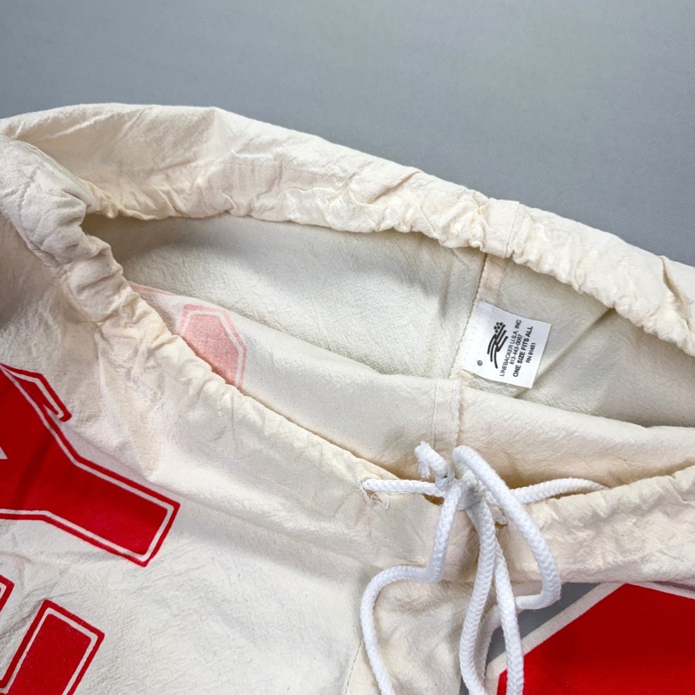 Sweet Sacks Ohio State Buckeyes OS Cream Cotton Drawstring Shorts Vintage Brutus - Picture 10 of 12